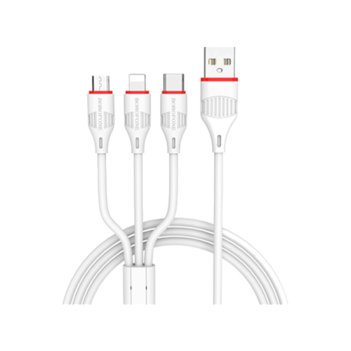 Cavo 3 in 1 (Micro USB, Type C, Lightning)