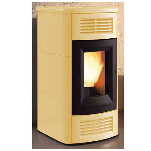 Stufa BEAUTY LUX Canalizzata Maiolica Avorio LA13V10Y