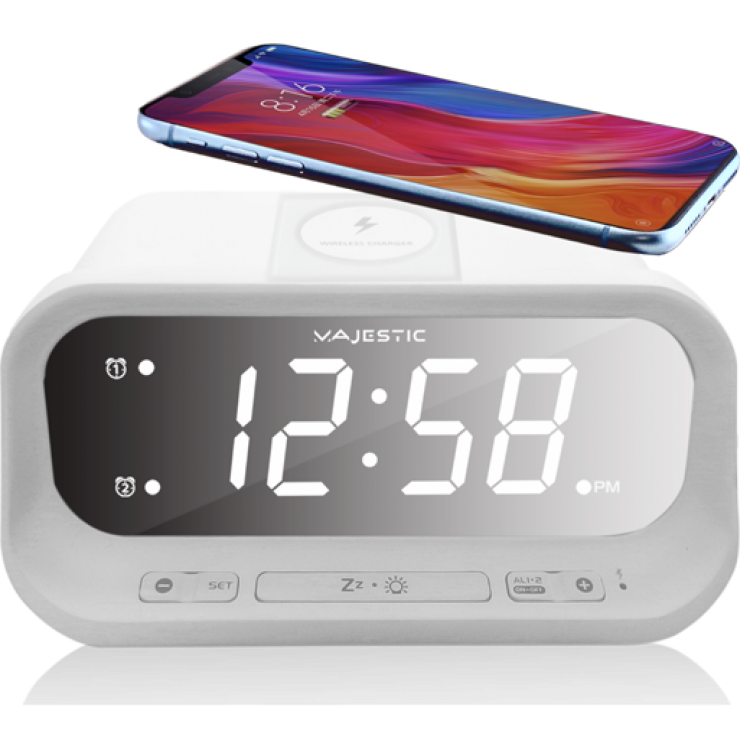 KSIX Altoparlante Bluetooth Con Sveglia E Radiosveglia Alarm Clock