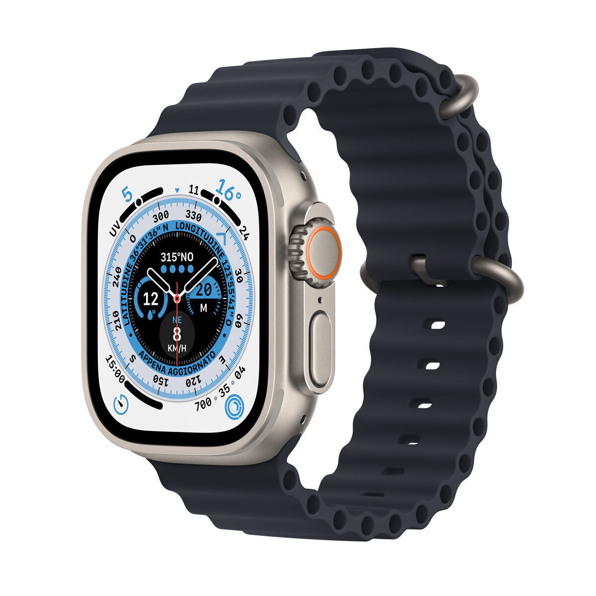 Apple Watch Ultra 49mm MQFK3TY Midnight ocean band