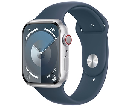 Apple Watch Serie 9 45mm MR9E3QLA Silver - Blue