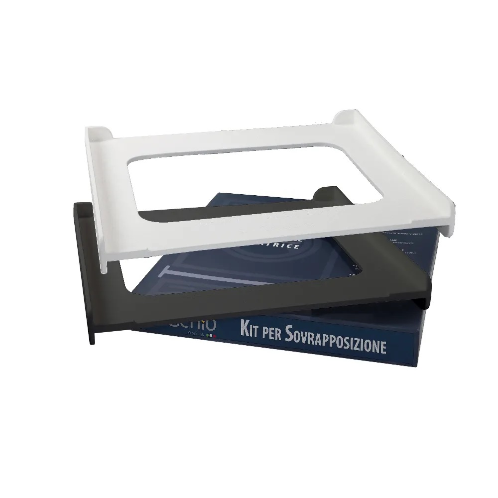 KIT PER SOVRAPPOSIZIONE ANTRACITE ASCIUG./LAV. GRIGIO 60X60CM