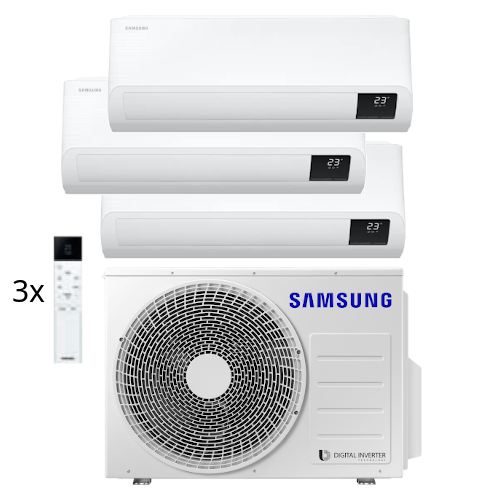 Clima Trial CEBU S2 AJ052TXJ3KG/EU + 2 x AR50F09C1AHNEU  + 1 AR50F12C1AHNEU
