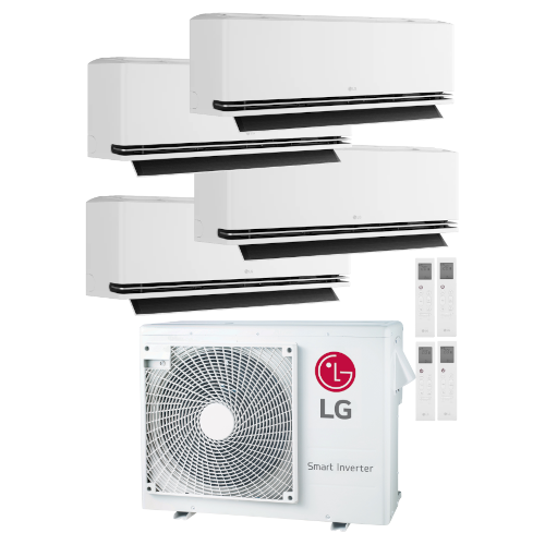 Clima Quadri Split MU4R25.U22 + 3(H09S1DA.NS1) + H12S1DA.NS1