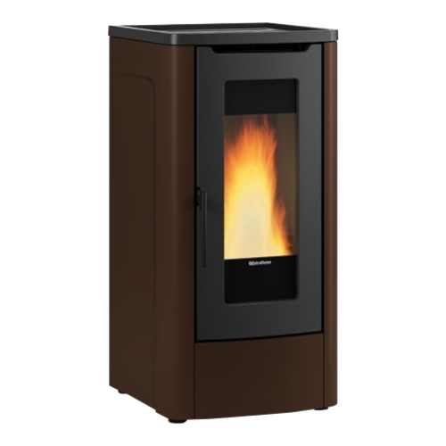 Stufa a pellet canalizzata Dahiana Plus 5.0 EVO Bronzo - 1295153