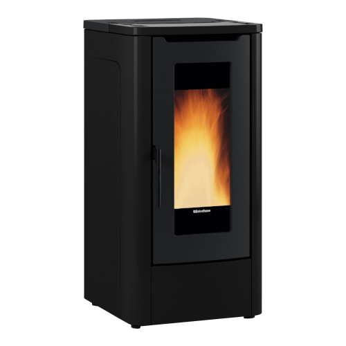 Stufa a pellet canalizzata TEOREMA PLUS 5.0 EVO Nero - 1295252