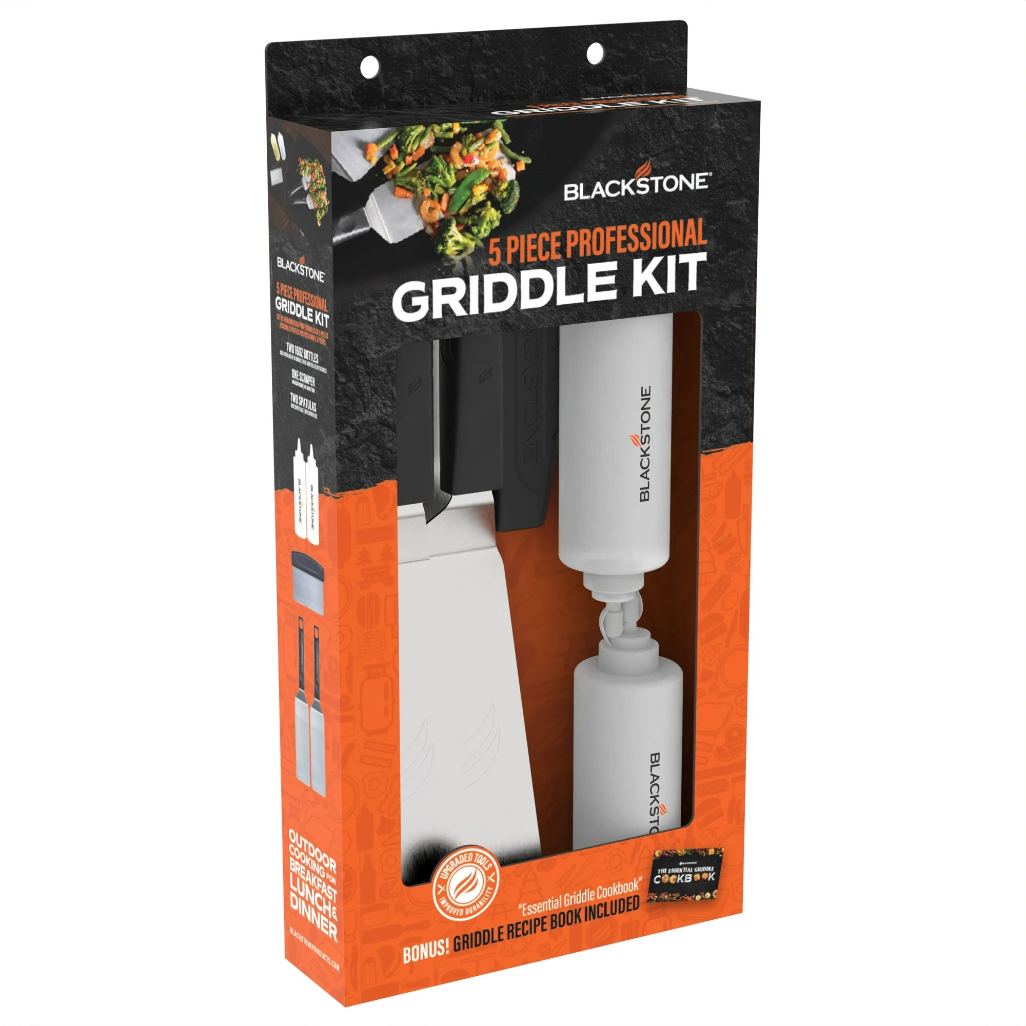 KIT 5 PEZZI ACCESSORI COTTURA PLANCHA