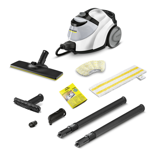 Kärcher SC 5 EasyFix IRON PLUG Pulitore a vapore cilindrico 1,5 L 2250 W Nero, Bianco Nero, Bianco