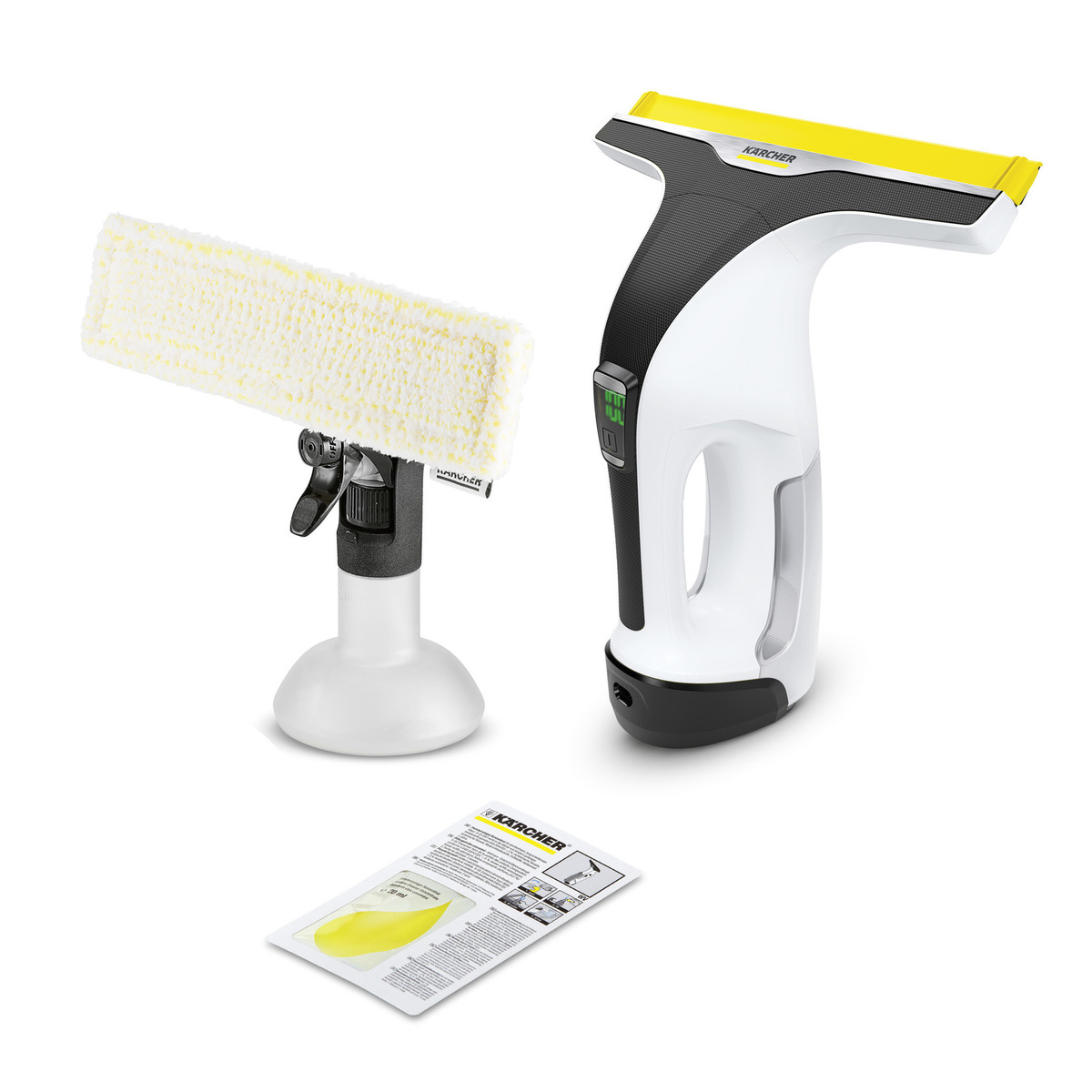 Kärcher WV 6 Plus pulitore di finestra elettrico 0,15 L Argento, Bianco Argento, Bianco