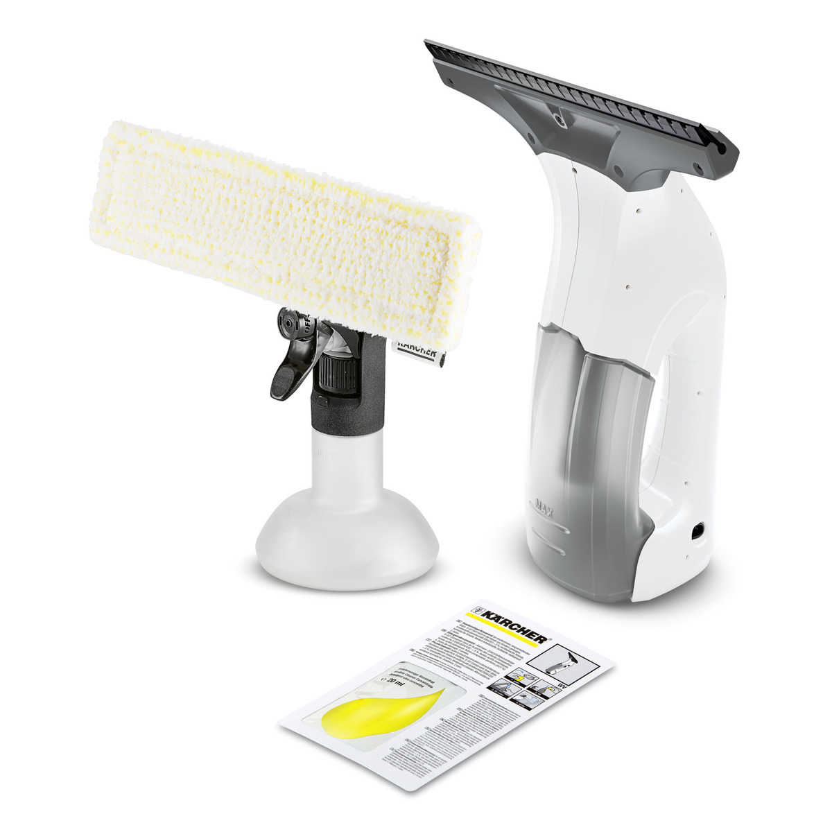 Kärcher WV 1 Plus pulitore di finestra elettrico 0,1 L Nero, Bianco Nero, Bianco