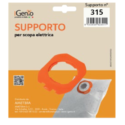 Adattatore sacchetto igenio 315 roborock