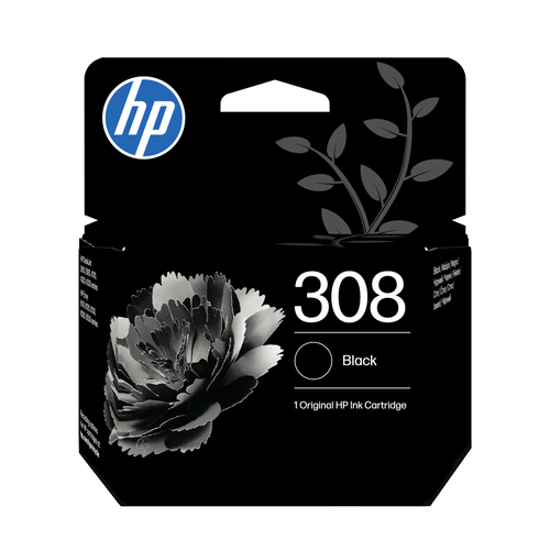 HP 308 Black Original NERO