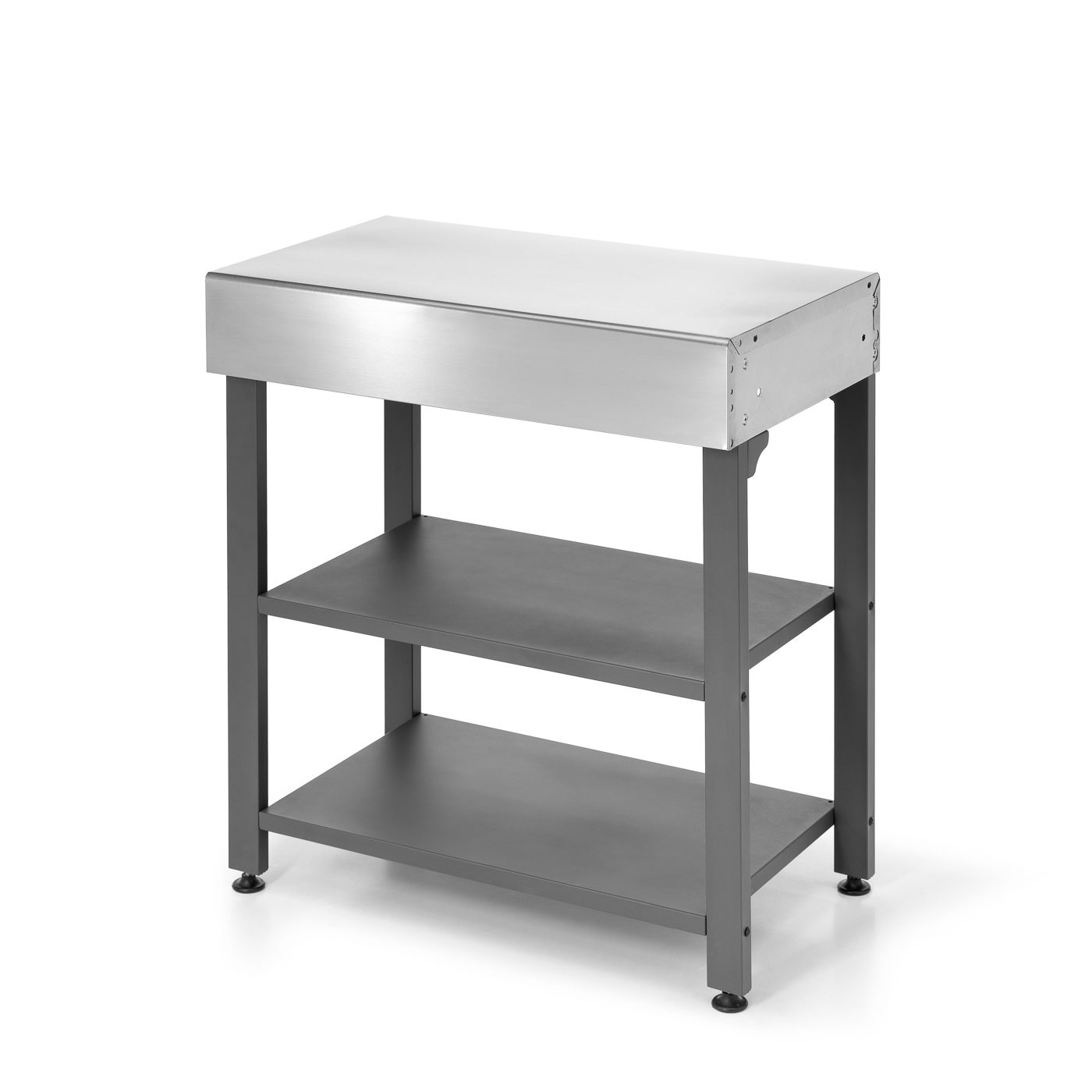 TAVOLOINDIAN - MOBILE CON RIPIANO INOX PER BBQ INDIANAPOLIS